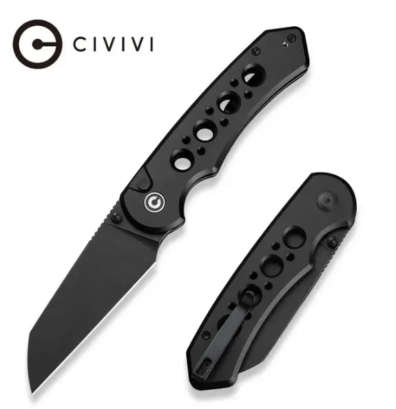 CIVIVI Pragma Prime Thumb Stud & Button Lock Knife Aluminum Handle #C24067-1