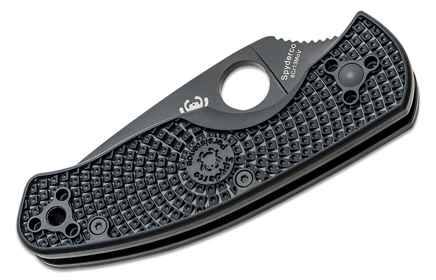 Spyderco Persistence Lightweight Black FRN Handles, Liner Lock #C136PBBK