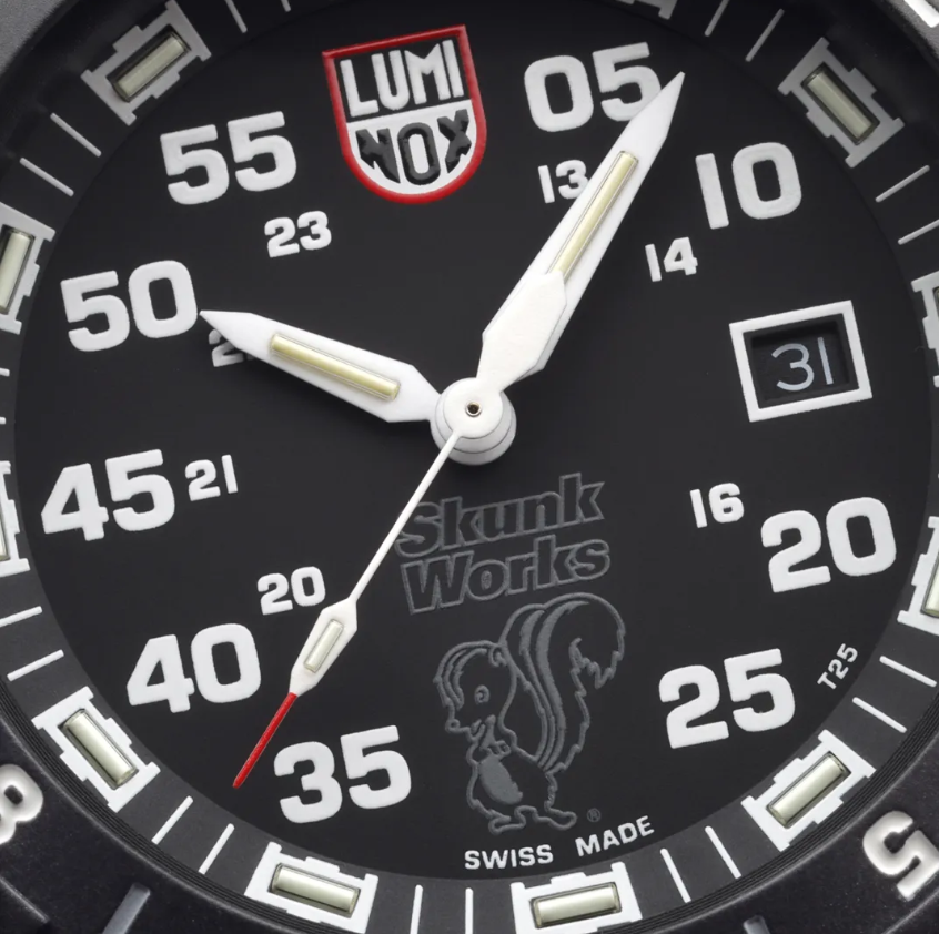 LUMINOX F-117 NIGHTHAWK X SKUNK WORKS 6440 SERIES HERITAGE WRISTWATCH, 44 MM #XA.6442.H.SET