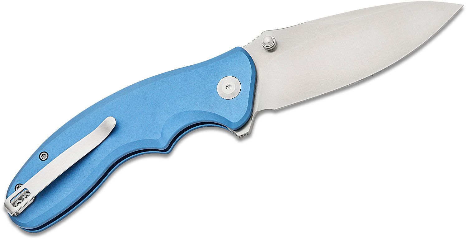 SENCUT Cybrix Folding Knife - Blue Aluminum #S23098A-4