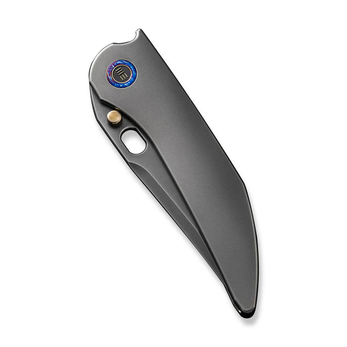 WEKNIFE Attor Thumb Stud & Thumb Hole Knife Titanium Handle #WE23037B-1