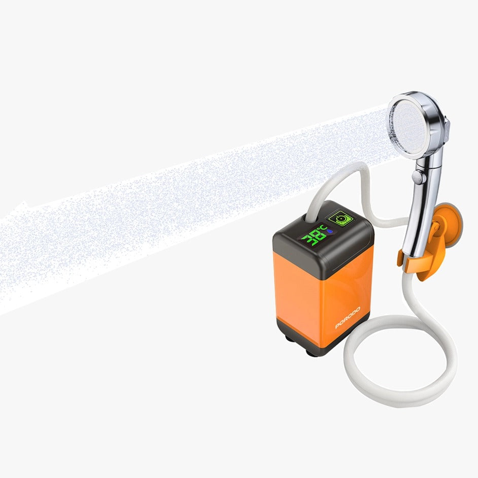 Porodo Lifestyle Portable Shower with Thermometer