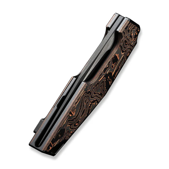 WEKNIFE OAO (One and Only) Flipper Knife Titanium & Carbon Fiber Handle #WE23001-2