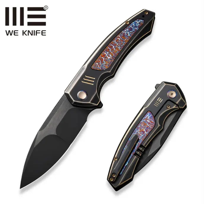 WEKNIFE Hyperactive Flipper Knife Titanium Handle #WE23030-4