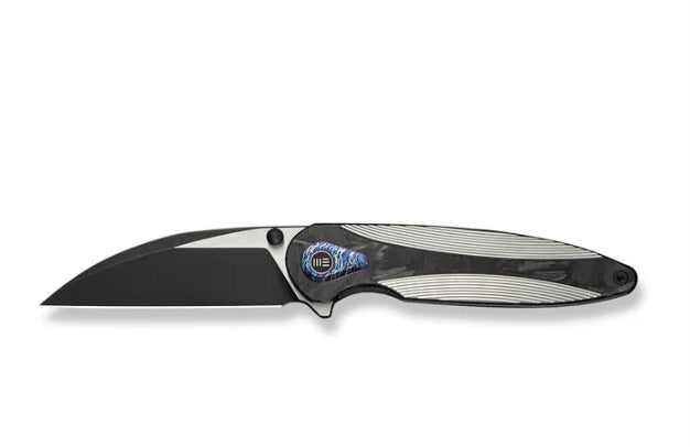 WEKNIFE Zenthra Flipper & Thumb Stud Knife Titanium & Carbon Fiber Handle #WE24021C-1