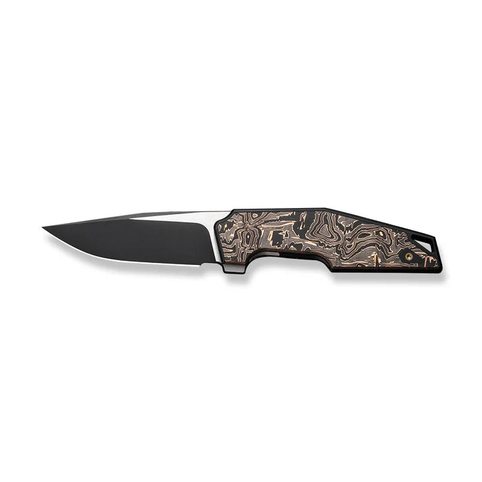 WEKNIFE OAO (One and Only) Flipper Knife Titanium & Carbon Fiber Handle #WE23001-2