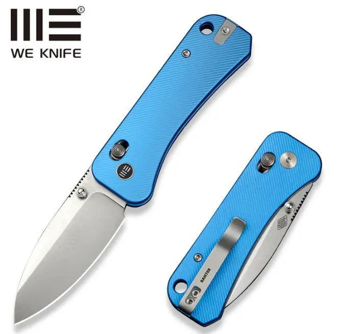 WEKNIFE Banter 2 Thumb Stud & Crossbar Lock Knife Aluminum Handle #WE23075-1