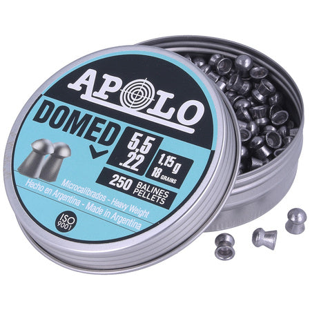 Apolo Pellets Apolo Domed (18 طلقات بنادق - 19911 # 5.5 .Cal) gr هوائية