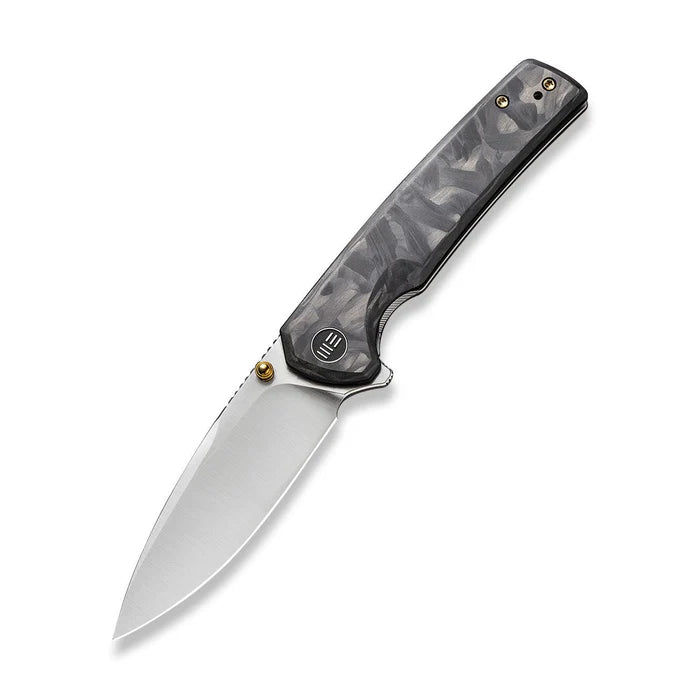 WEKNIFE Subjugator Flipper & Thumb Stud Knife Titanium & Carbon Fiber Handle #WE21014D-1