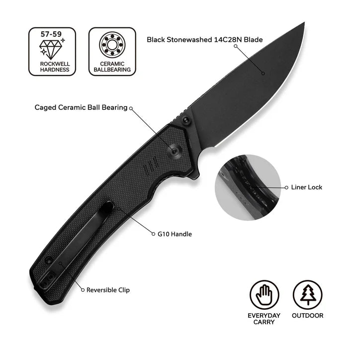 CIVIVI Merit Flipper & Thumb Stud Knife G10 Handle #C24012-1