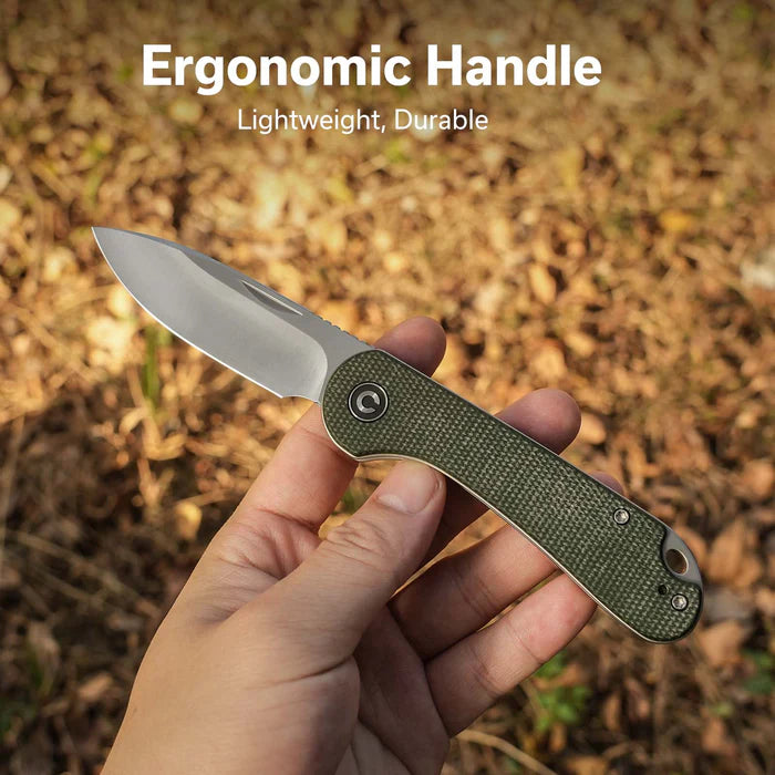 CIVIVI Elementum Slip Joint Knife Micarta Handle #C18062AJ-2