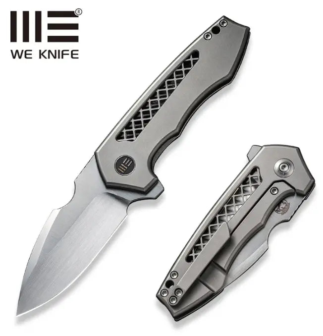 WEKNIFE Harpen Flipper Knife Titanium Handle #WE23019-4