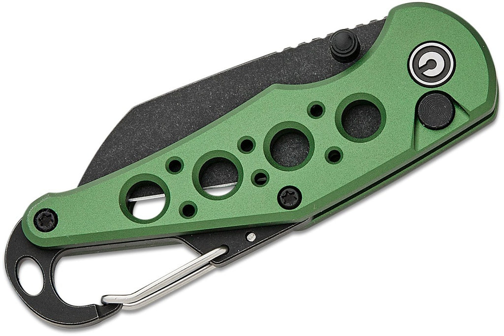 CIVIVI Pragma Folding Knife - Green Aluminum #C23062B-3