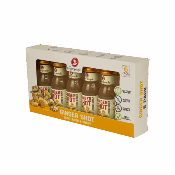 GINGER SHOTS ( THE GINGER PEOPLE ) 6 pcs PACK