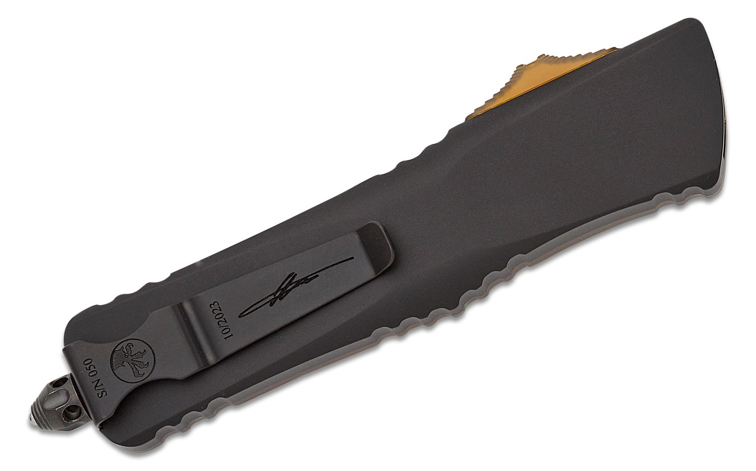 Microtech Auto Combat Troodon D/E Damasc #MCT14216DLCTULS