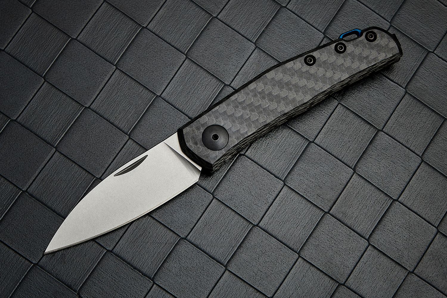 ZT Folding Knife CPM-20CV With Spear Point Blade & CF Handles #ZT0235