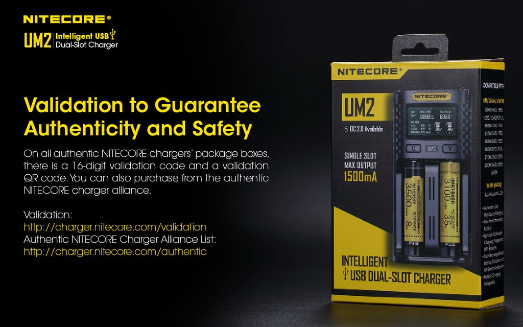 Nitecore Charger1500 mA #UM2