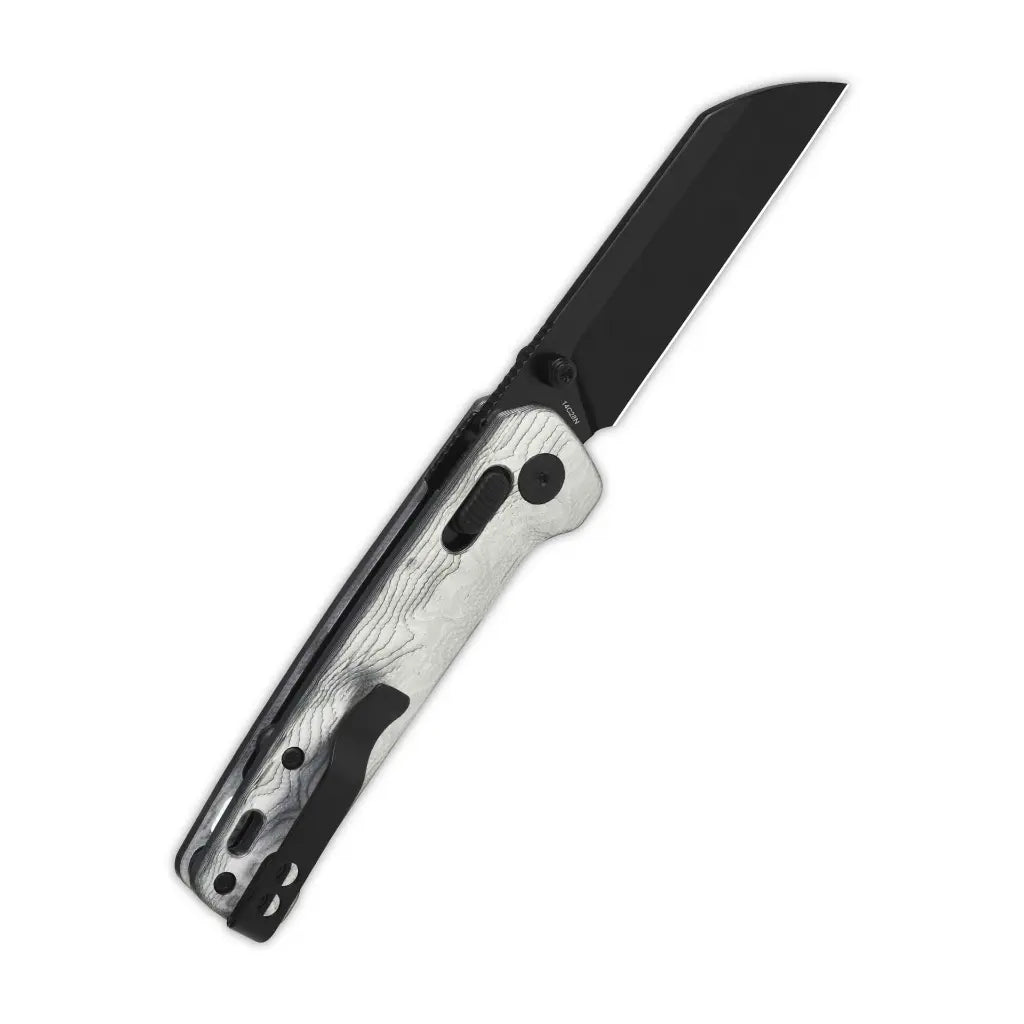 Penguin Glyde lock, 14C28N black, G10 with aluminum foil #QS130GL-G2