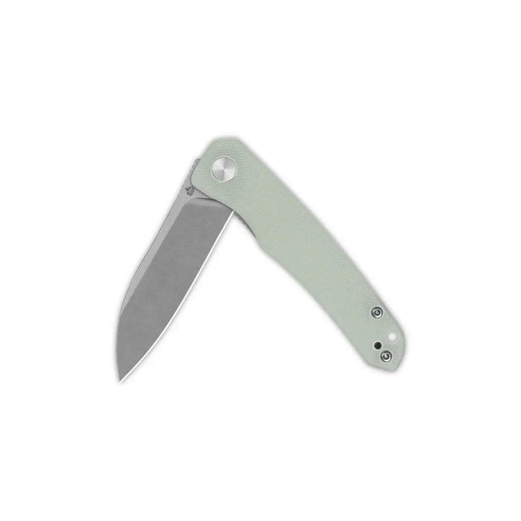 Otter Liner lock, 14C28N stonewashed, Jade G10 #QS140-D1
