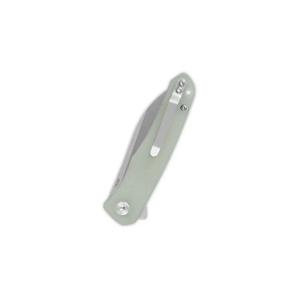 Otter Liner lock, 14C28N stonewashed, Jade G10 #QS140-D1