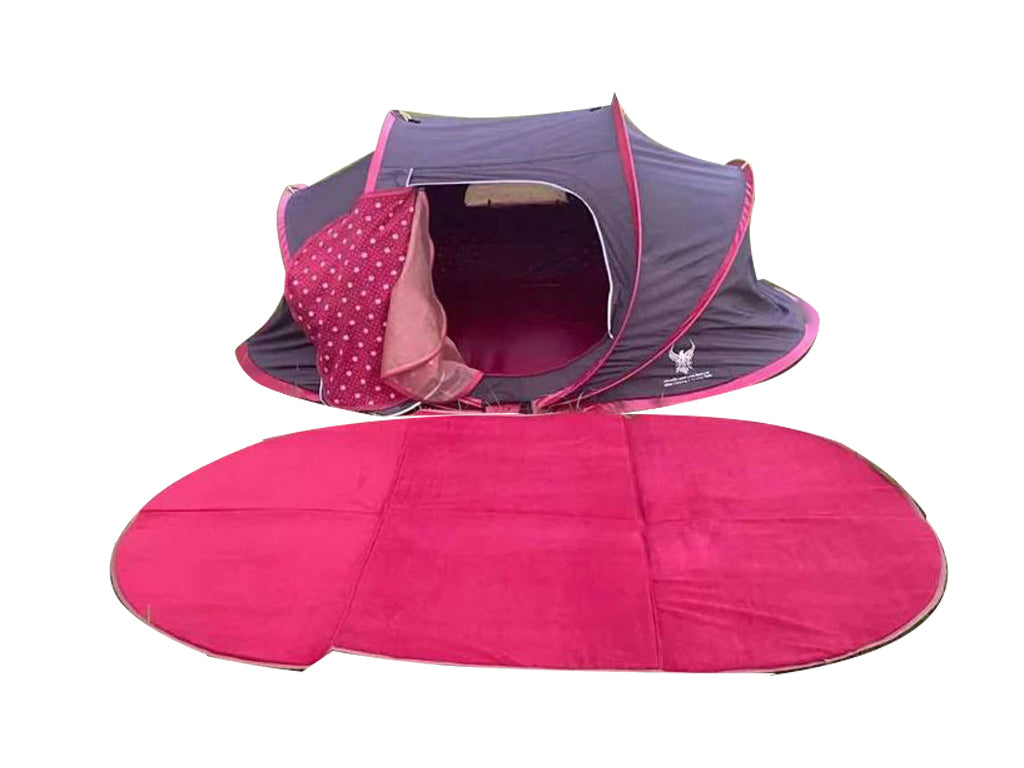 خيمة الختم من الحر لون رمادي مع احمر (شتوية) مقاس 240*140*114 سم