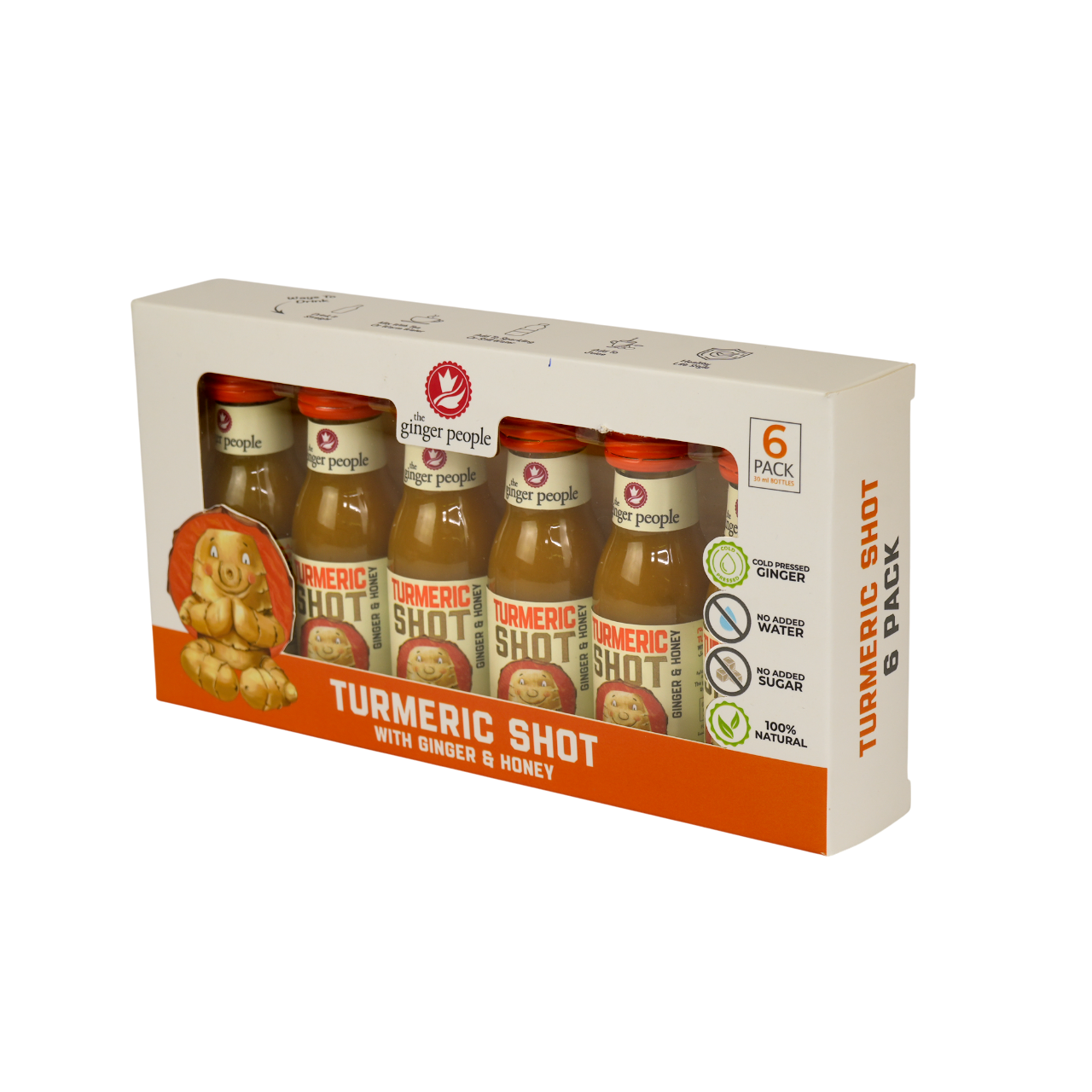 GINGER SHOTS ( THE GINGER PEOPLE ) 6 pcs PACK
