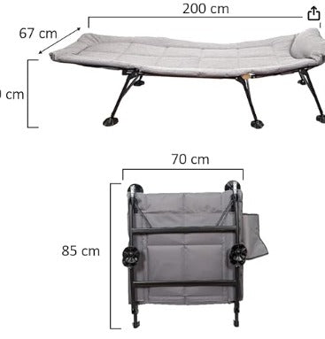 سرير رحلات قابل للطي 30*65*200 من الرماية #22-4420