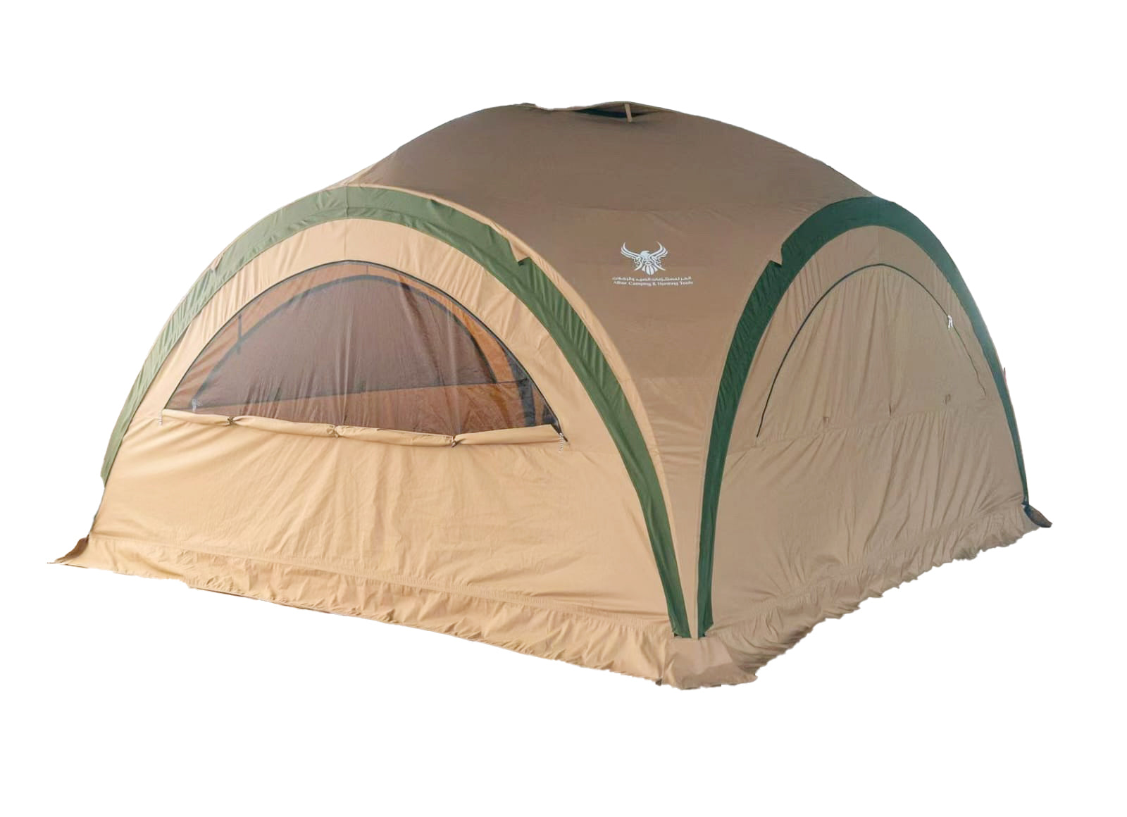 DEVELOPED DOME SUNSHADE WITH 4 SIDES & MATT FROM ALHOR SIZE 420*420 cm