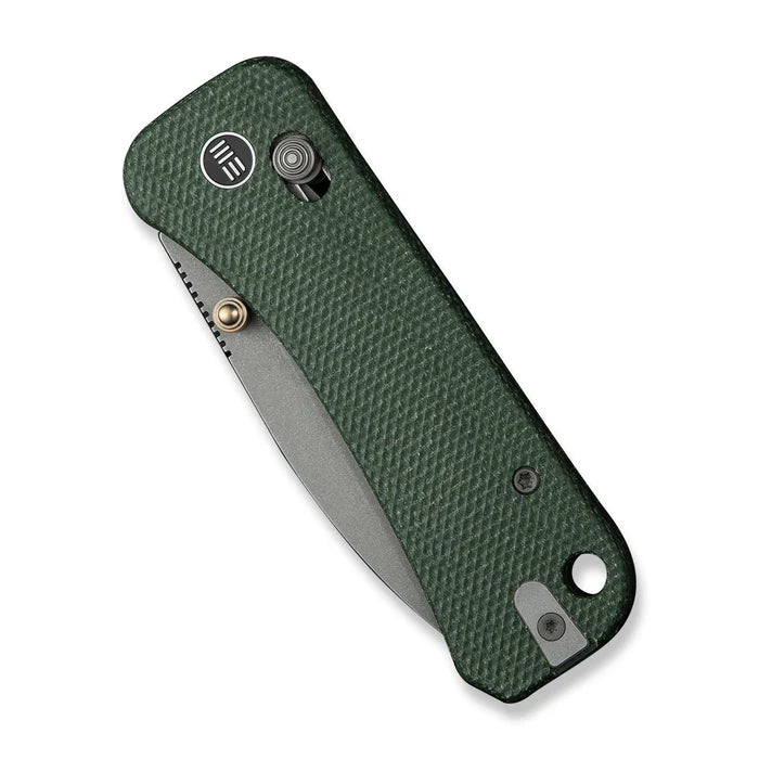 WEKNIFE Banter 2 Thumb Stud & Crossbar Lock Knife Micarta Handle #WE23075-3