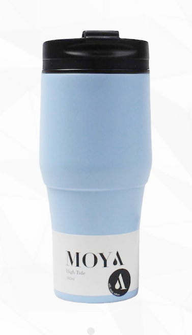 Moya "High Tide" 380ml Travel Coffee Mug Blue/Black #HV124-TB19