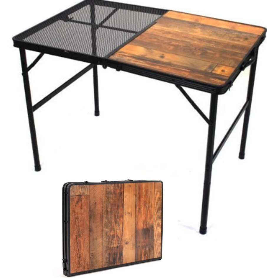 FOLDABLE WOOD TABLE AND NET PLATE  SIZE 60*90