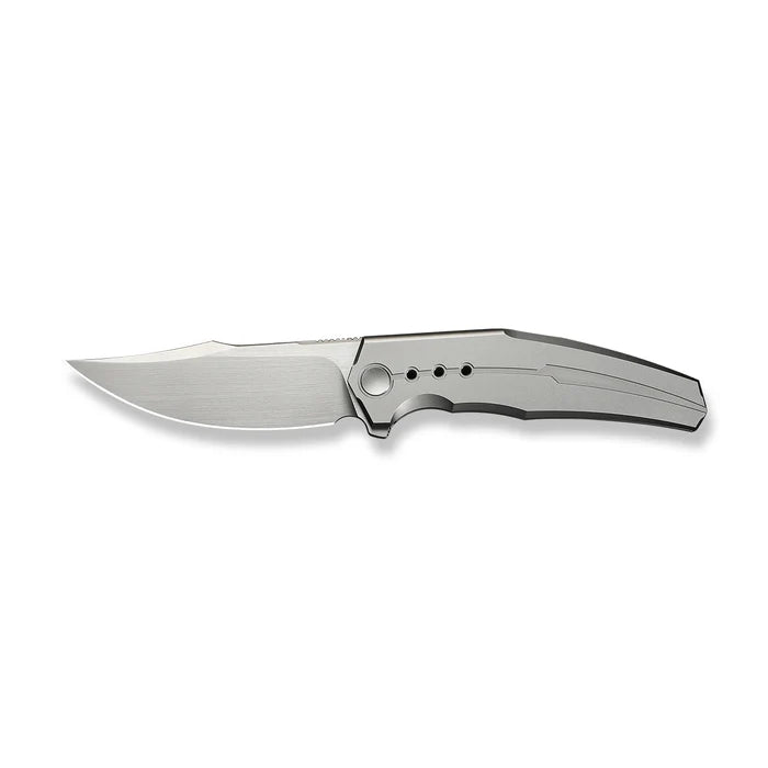 WEKNIFE Kyklos Flipper Knife Gray Titanium Handle #WE23086-4