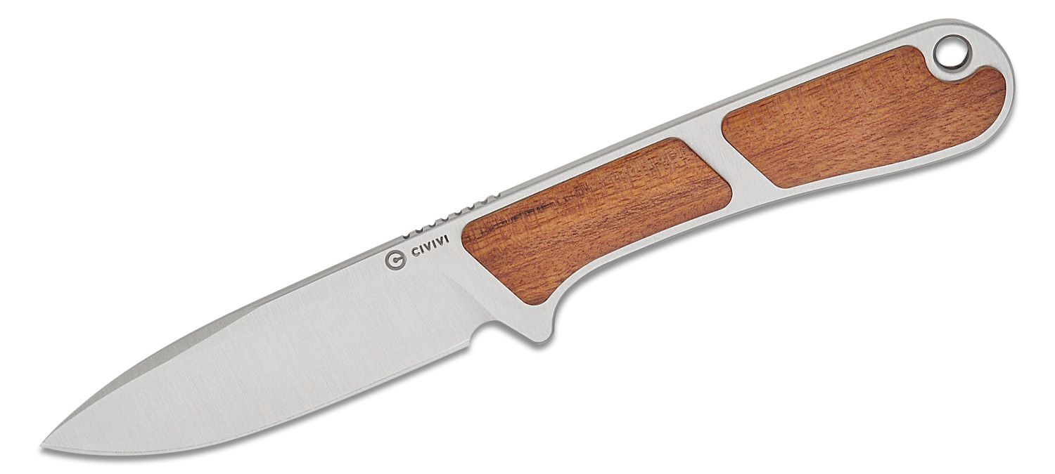 CIVIVI Mini Elementum Fixed Blade - Guibourtia Wood #C23010-4