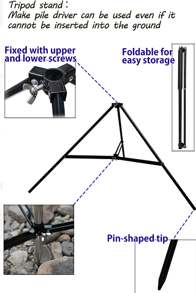 Triangle double head lamp stand #D-243