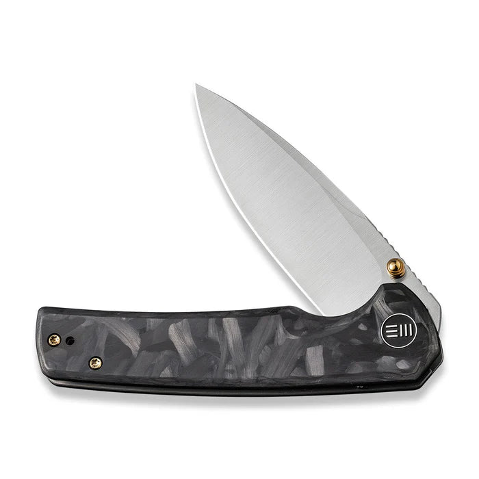 WEKNIFE Subjugator Flipper & Thumb Stud Knife Titanium & Carbon Fiber Handle #WE21014D-1