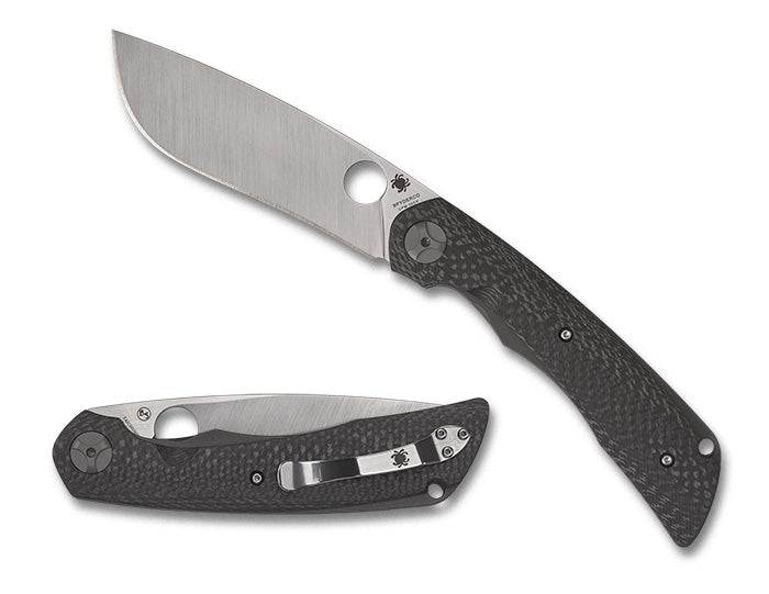 Spyderco Nati Amor Subvert Sprint Run Folding Knife CPM-20CV Carbon Fiber Handles Liner Lock #C239CFP