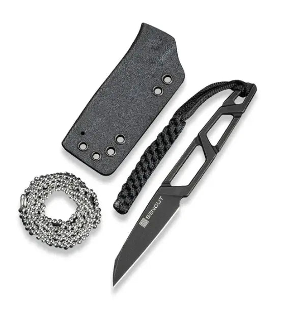 SENCUT TEXO Fixed Blade Knives Skeletonized One-Piece #S23095-1