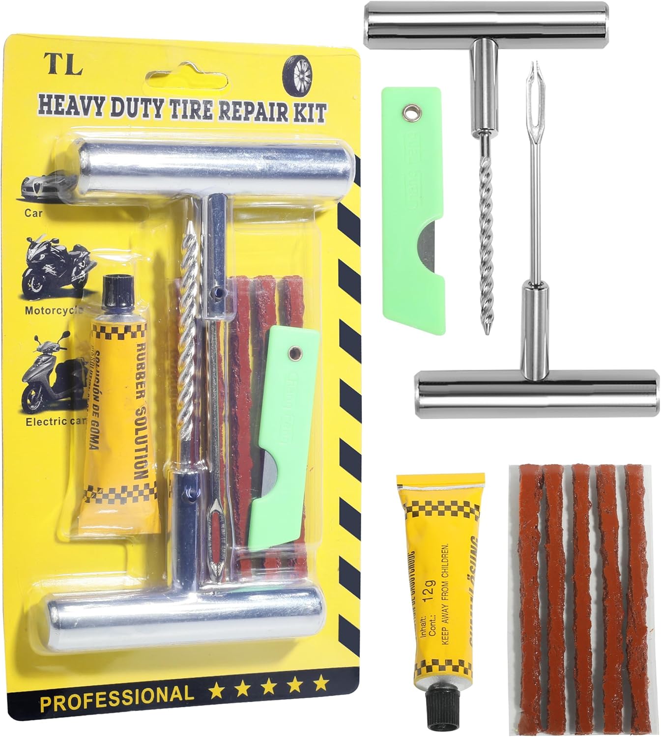 TYRE REPAIR KIT SET OF 9pcs