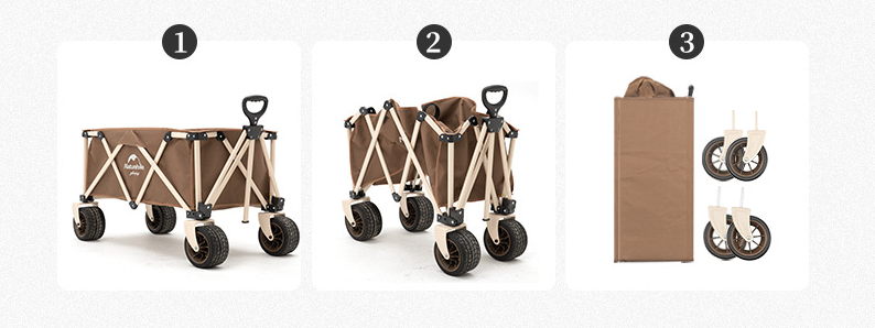 Four-Way Folding Trolley From Naturehike #NH20PJ009