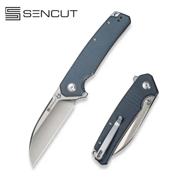 SENCUT Awassi Flipper & Thumb Stud Knife G10 Handle #S24065-2