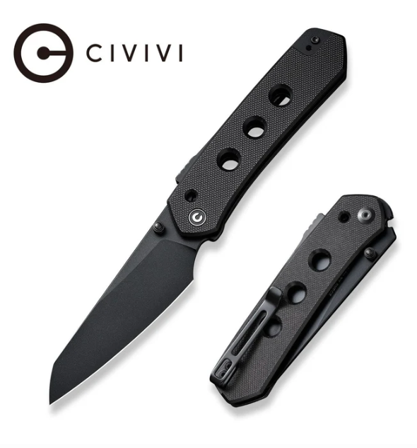 CIVIVI Vision FG Thumb Stud & Superlock Knife G10 Handle #C22036-1