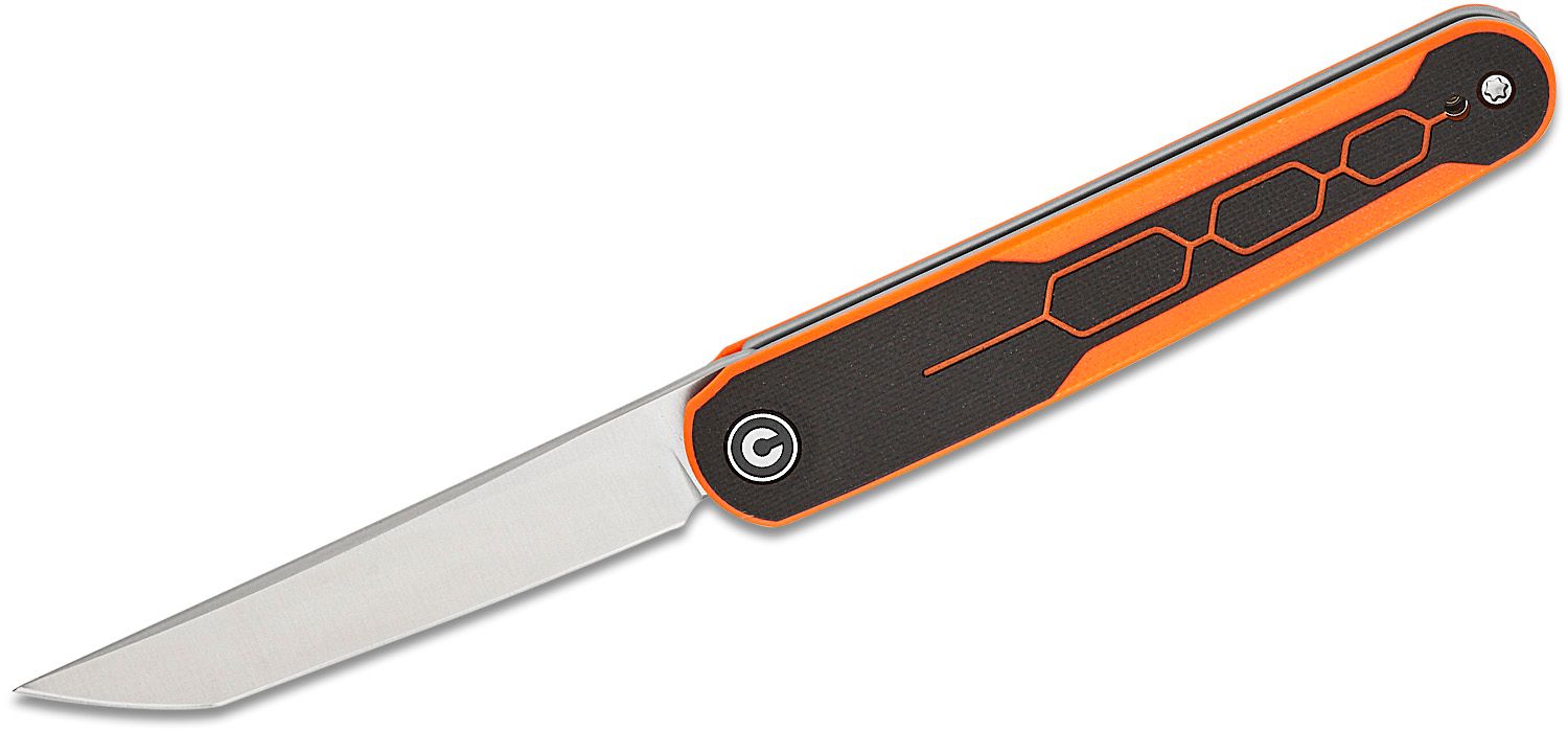 CIVIVI KNIVES KWAIQ LINER LOCK ORANGE/BLACK #C230152