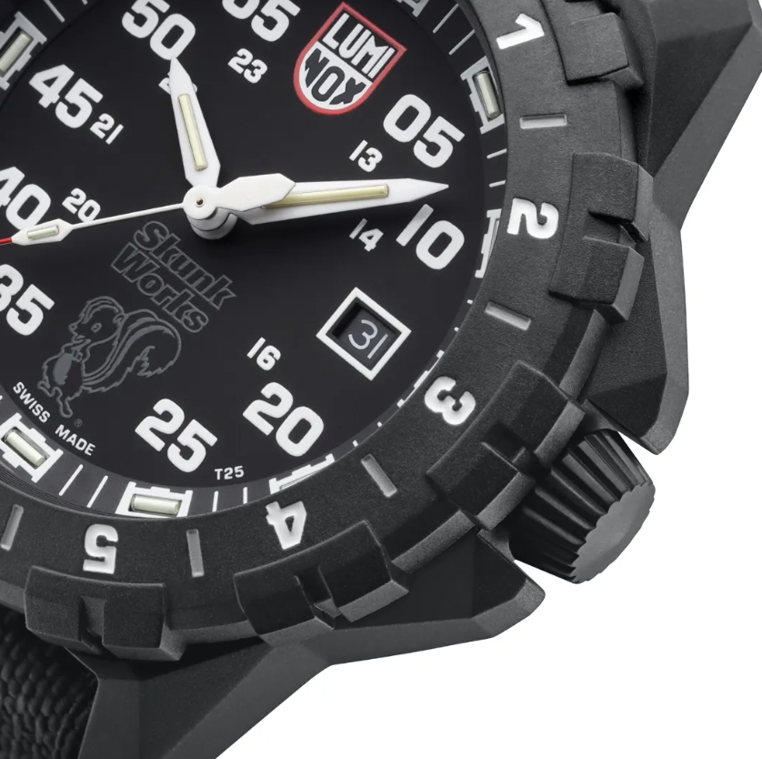 LUMINOX F-117 NIGHTHAWK X SKUNK WORKS 6440 SERIES HERITAGE WRISTWATCH, 44 MM #XA.6442.H.SET