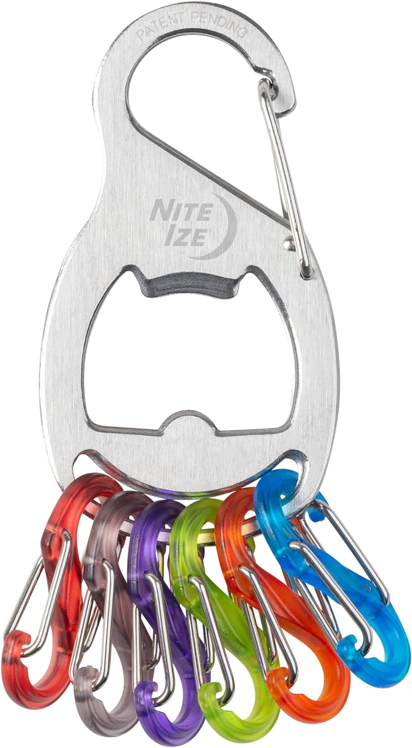 Nite Ize KeyRack+™ S-Biner® - Stainless Steel #KRB2-11-R6