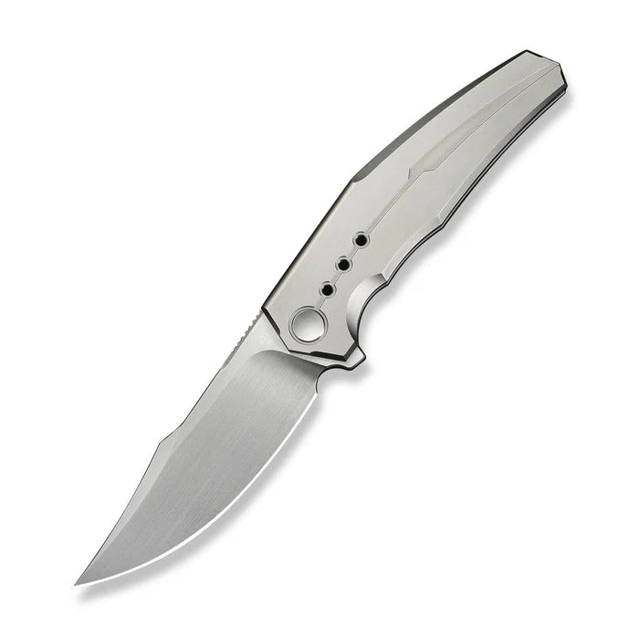 WEKNIFE Kyklos Flipper Knife Gray Titanium Handle #WE23086-4