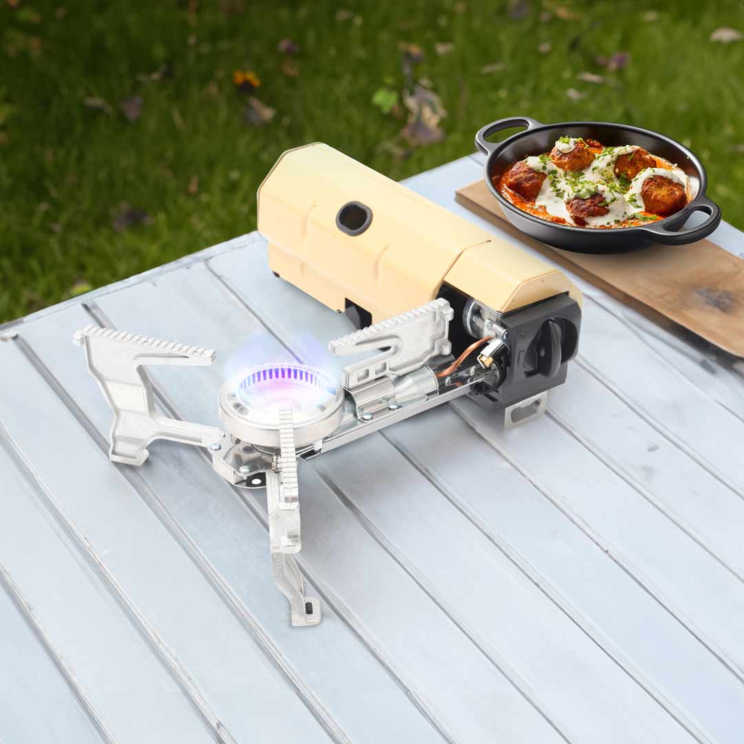 Porodo  Lifestyle Camping Mini Portable  Single Burner Gas Stove 2600W