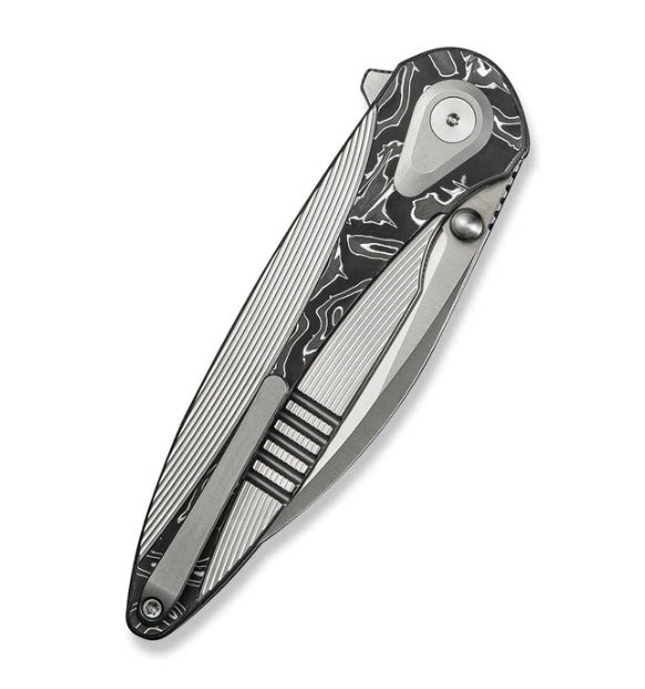 WEKNIFE Zenthra Flipper & Thumb Stud Knife Titanium & Carbon Fiber Handle #WE24021C-4