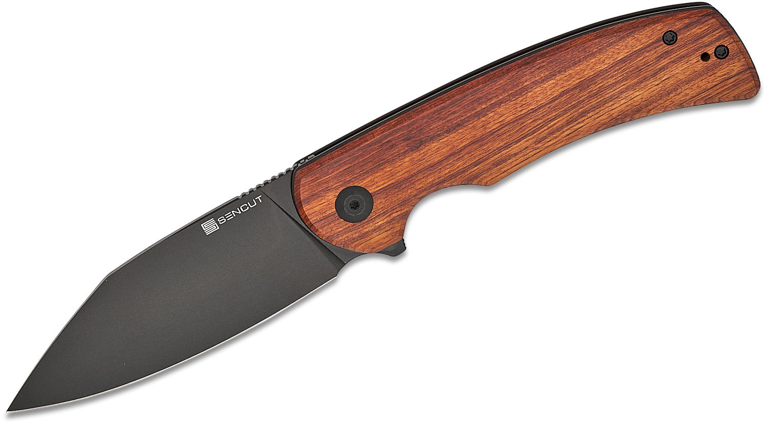 SENCUT Omniform Folding Knife - Guibourtia Wood #S23064-3