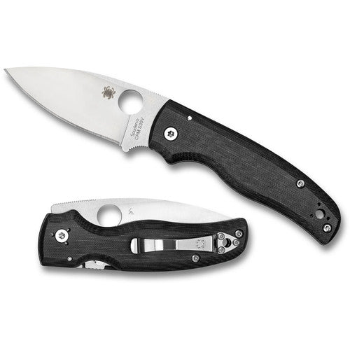 SPYDERCO HAMAN PLN Black Blade G-10 #C229GP