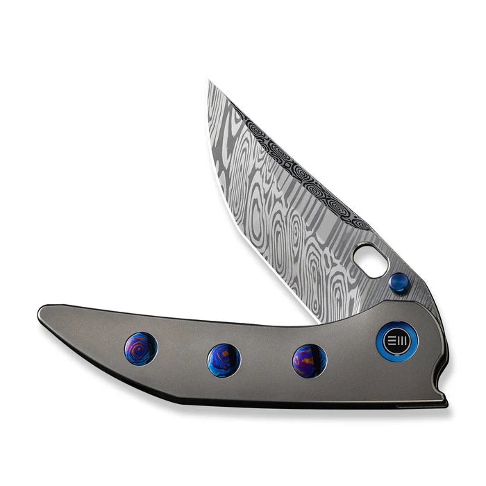 WEKNIFE Attor Thumb Stud & Thumb Hole Knife Titanium Handle #WE23037-DS1